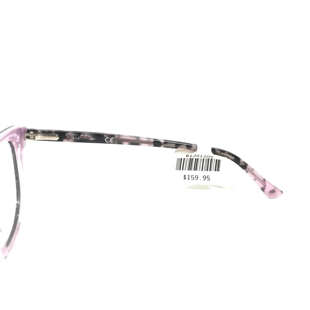 Candies CA0162 005 Eyeglasses Frames Black Purple Round Cat Eye 50-18-140